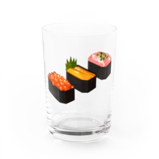 カクカク寿司イクラ/ウニ/ネギトロ Water Glass