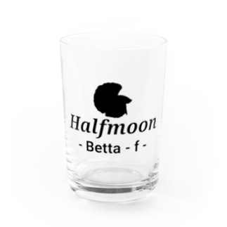 Halfmoon Betta⑤Black Water Glass