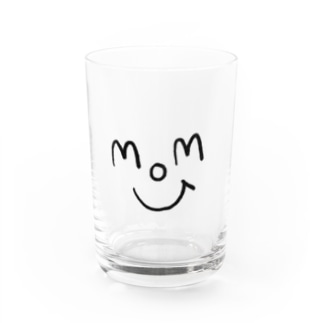 仲良し家族。【mom】 Water Glass