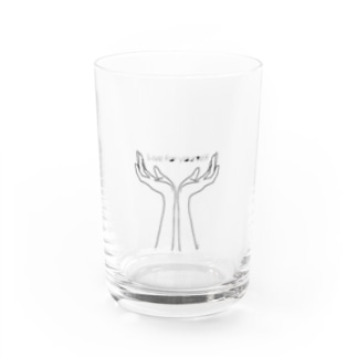 Live for yourself (手の花) Water Glass