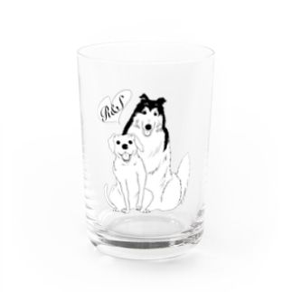 R&S dog  Water Glass