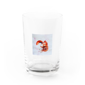 オレンジ Water Glass