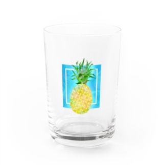 summer and pineapple Water Glass