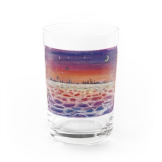 夕焼け海 Water Glass