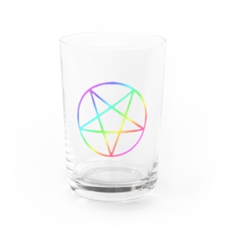 ペンタグラム（レインボー） Water Glass