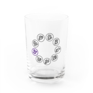 Grape_circle Water Glass