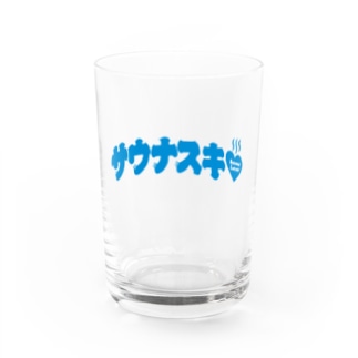 サウナスキ♥（ととのいブルー） Water Glass