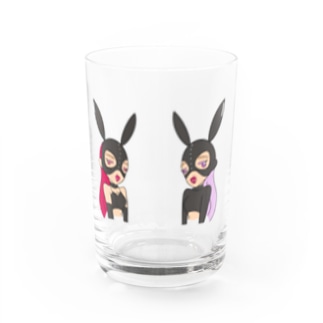 bunny girls glass Water Glass