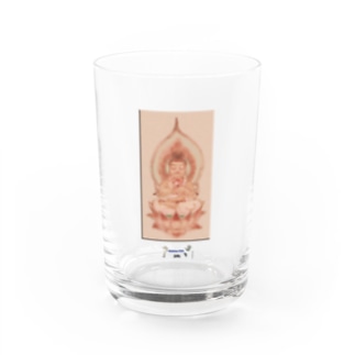 五百幼童経の世界 仏画 008：Buddha A3-2 003 Water Glass