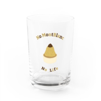 No MontBlanc No Life Water Glass