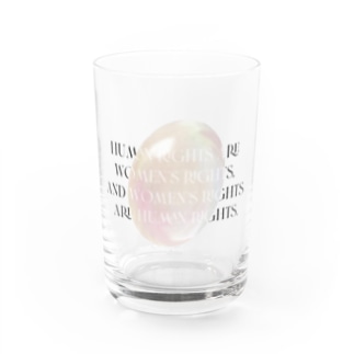 HUMAN RIGHTS ARE WOMEN RIGHTS , Water Glass