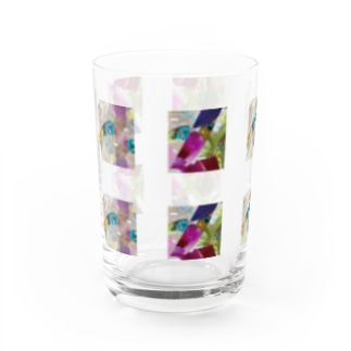 花とガラス玉 Water Glass