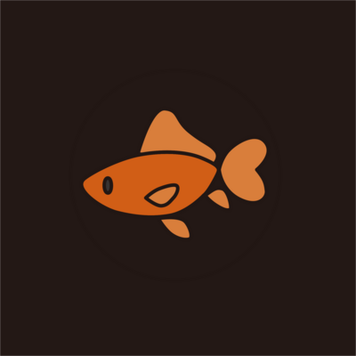 金魚さん缶バッジ 横向バージョン