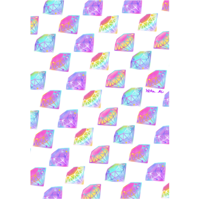 ★カラフルダイヤモンドデザイン★(複数バージョン)
