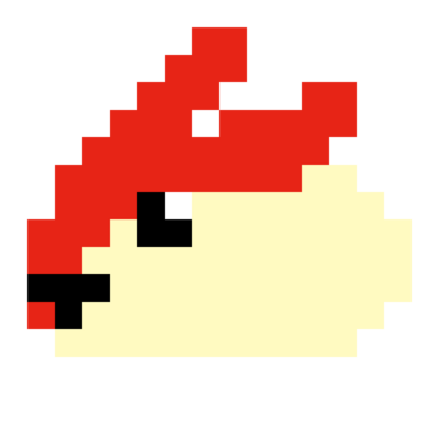 ドット絵 うさぎリンゴ