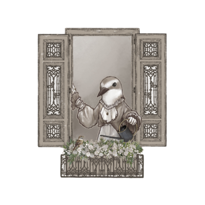 ☞ bird in the window《♀》
