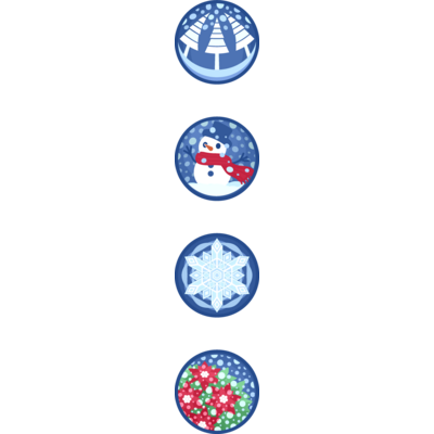 クリスマスと雪