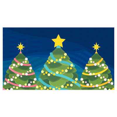 クリスマスと雪