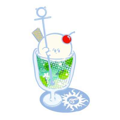 クリームソーダ ステッカーの通販 Suzuri スズリ クリームソーダ ステッカーの通販 Suzuri スズリ