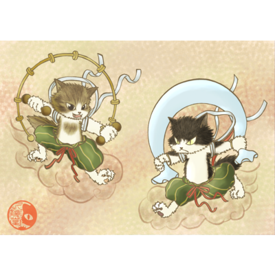 風神雷神 ドライtシャツの通販 Suzuri スズリ 風神雷神 ドライtシャツの通販 Suzuri スズリ
