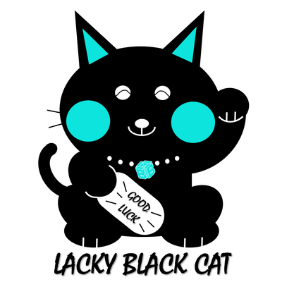 幸運の黒猫