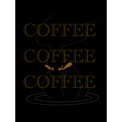 くろうさぎのコーヒーブレイク