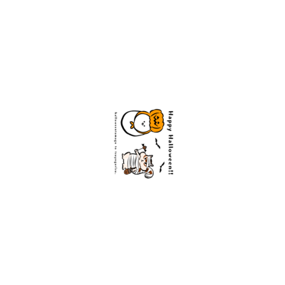 ハロウィンたまごと強がリス