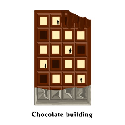 Chocolate building