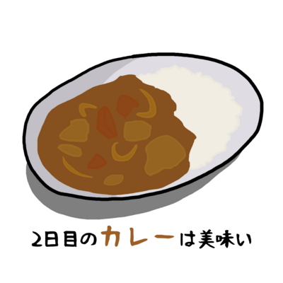 2日目のカレーは美味い