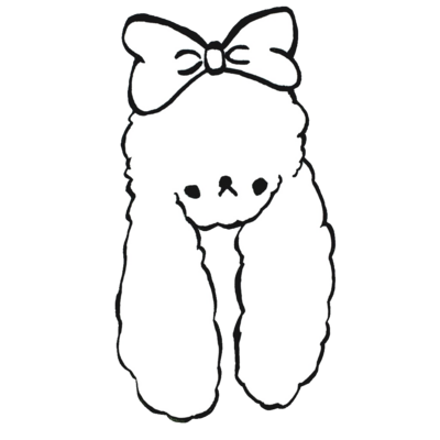 うえむきうさぎ と したむきいぬ