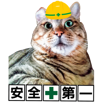【A】ガテン系ネコさん