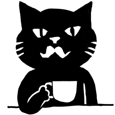 喫茶・髭猫ロゴ②