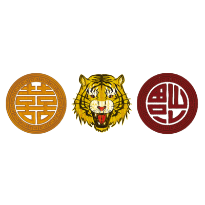 ベトジャン刺繍風TIGER
