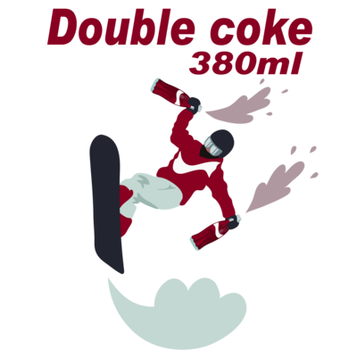 ダブルコーク 380ml プシュー!!