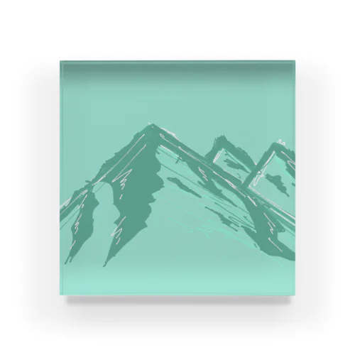 【Mountain】 Acrylic Block