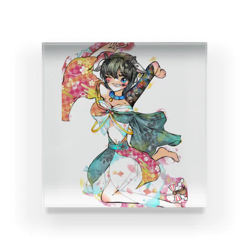 丑年擬人化 Acrylic Block