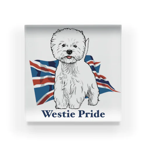 Westie Pride  Acrylic Block