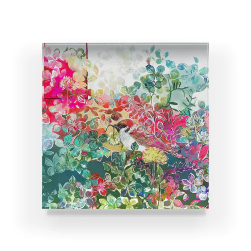 足もとの花園 Acrylic Block