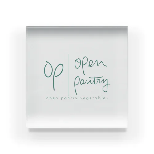 Open Pantry オリジナルグッズ Acrylic Block