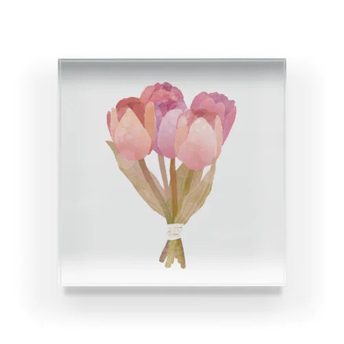 les tulipes Acrylic Block