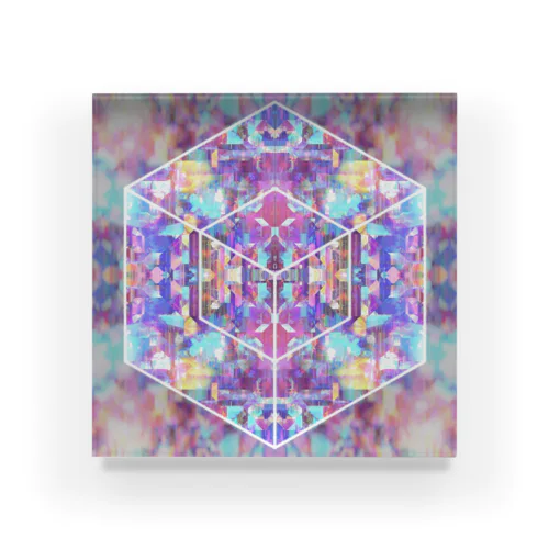 Holographic cube アクリルブロック