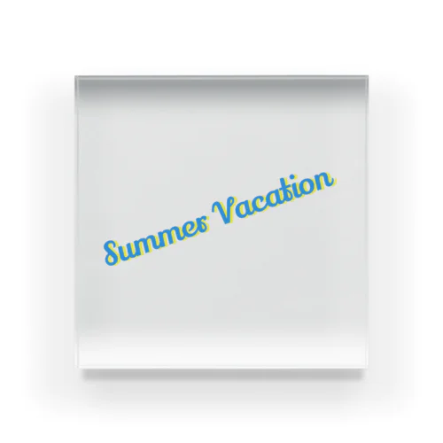 Summer Vacation 2 Acrylic Block