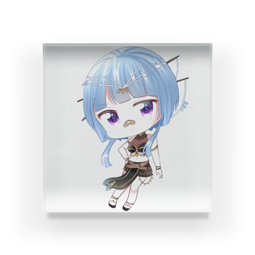ﾁﾋﾞさのこむぎ  Acrylic Block