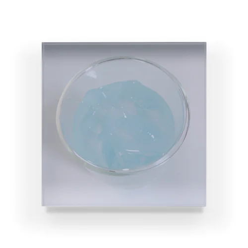 light blue Acrylic Block