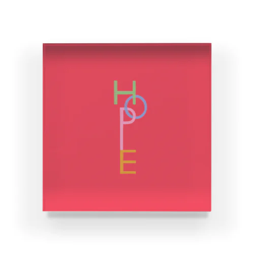 HOPE Acrylic Block