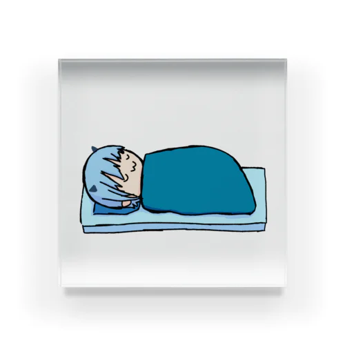 すやすや睡眠縹鬼つゆ Acrylic Block