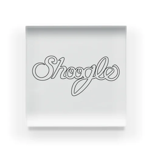Shoogle(シューグル) Black Line Acrylic Block