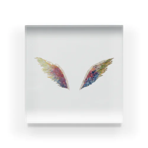 天使の羽 アクリルブロック