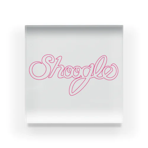 Shoogle(シューグル) Pink Line Acrylic Block