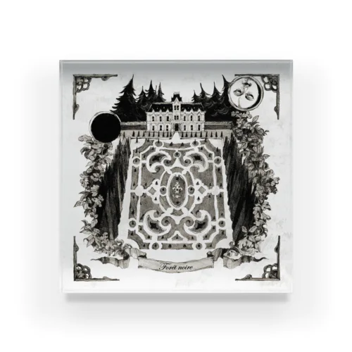 jardin de la forêt noire Acrylic Block